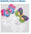 Crafty Packs Online with Charlie: Butterfly Colour-in Masks and Fish Wand: All Ages