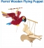Crafty Packs Online with Charlie: Parrot Wooden Flying Puppet: All Ages